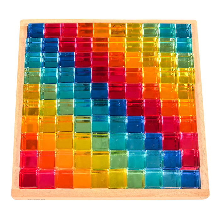 TickiT CTU73548 Gem Cube Mirror Tray