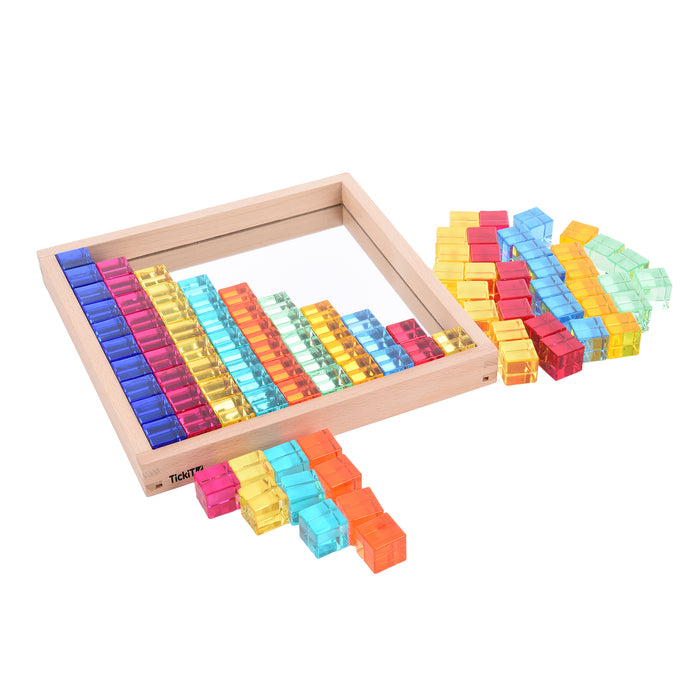 TickiT CTU73548 Gem Cube Mirror Tray