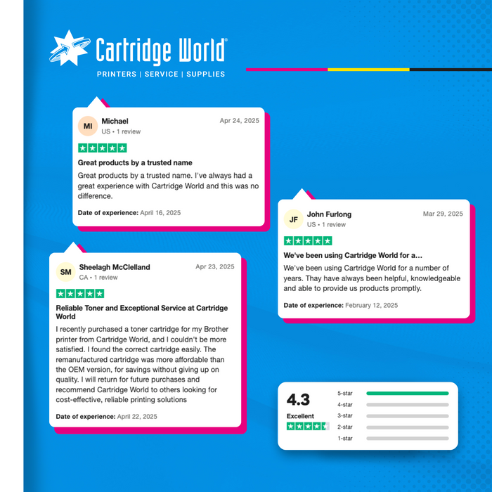 Cartridge World Compatible 312A Cyan Toner