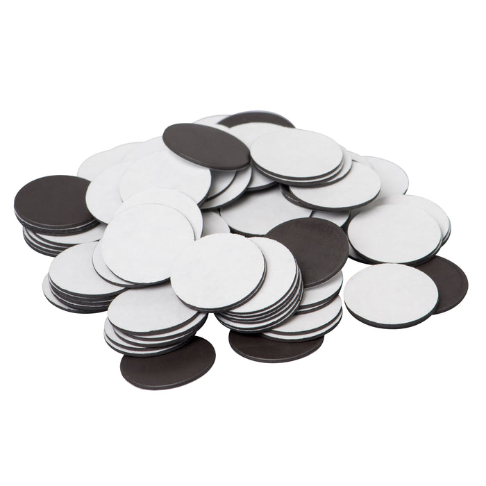 Dowling Magnets DO-735007 Adhesive Magnet Dots, 3/4" Diameter, Pack of 100