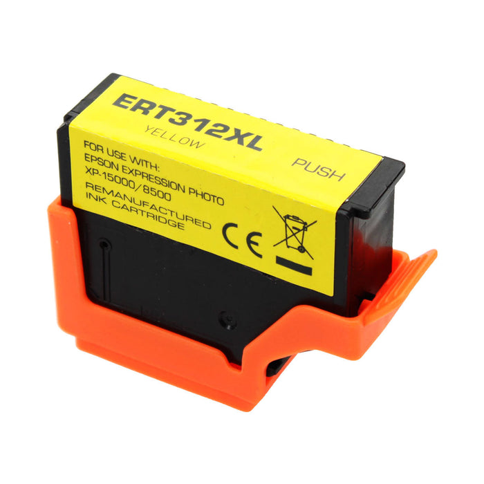 Epson T312XL T312XL420 Remanufactured High Yield Yellow Ink Cartridge