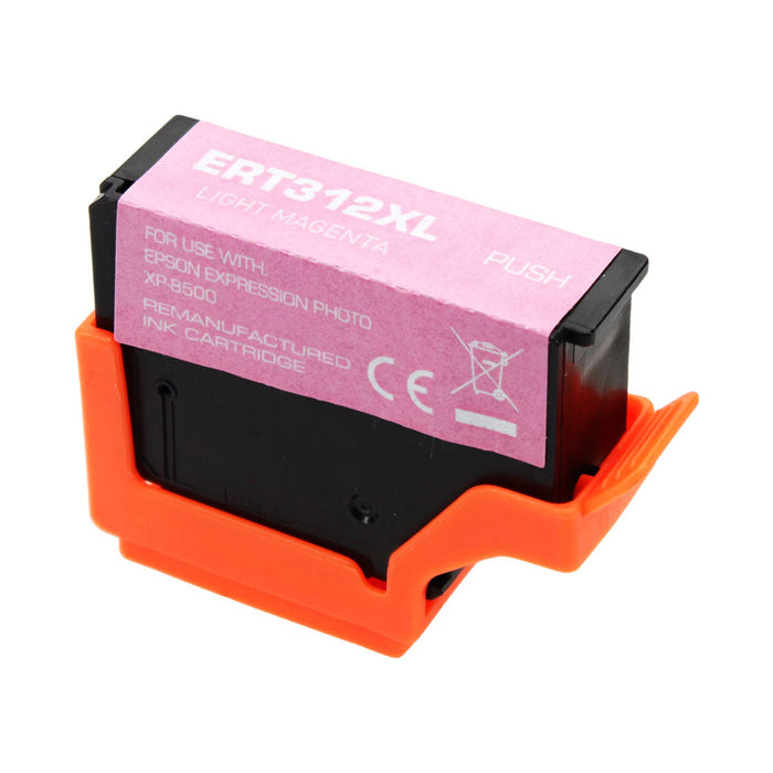 Epson T312XL T312XL620 Remanufactured High Yield Light Magenta Ink Cartridge