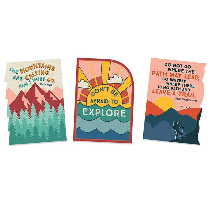 Eureka EU-847805 Adventurer Die-Cut Poster Set Bulletin Board Set