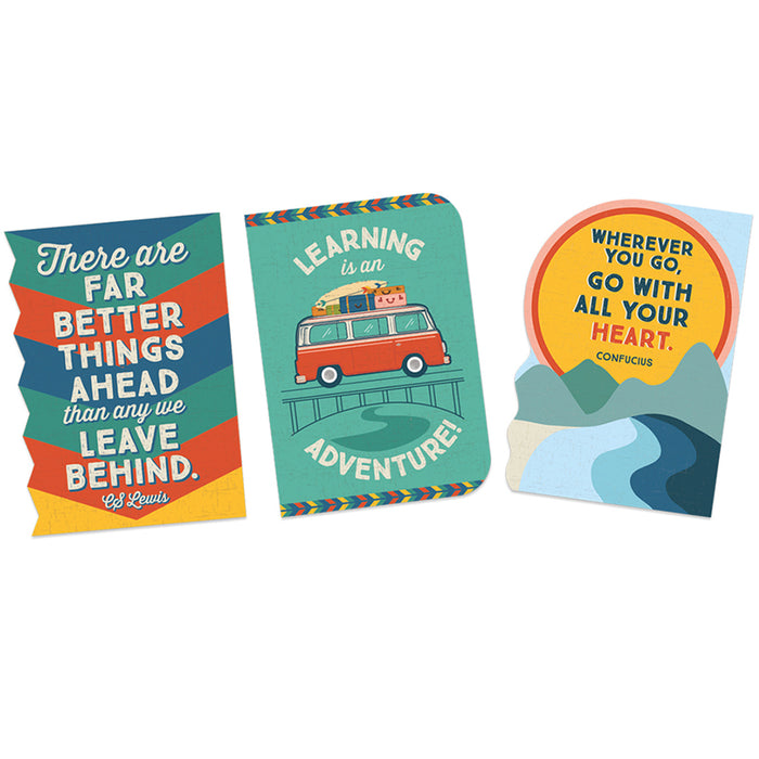 Eureka EU-847805 Adventurer Die-Cut Poster Set Bulletin Board Set