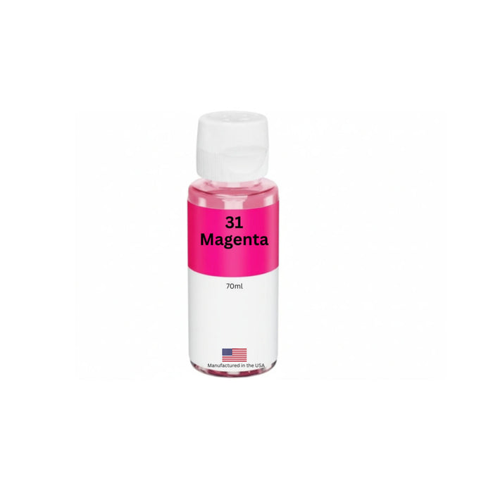 Replacement ink Bottles for HP 31 (1VV27AN) 70-ml Magenta Standard Yield