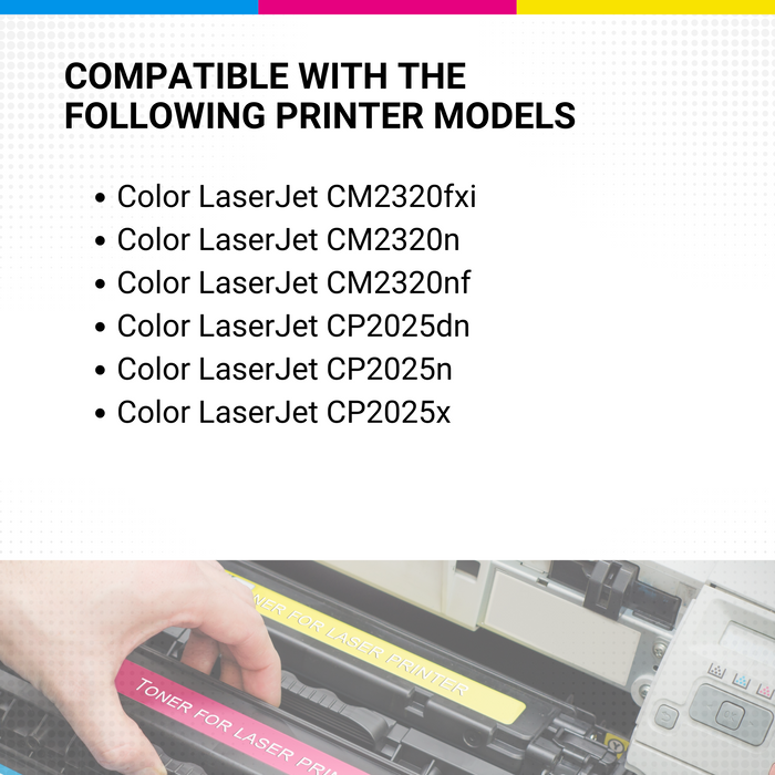 HP Color Laserjet CP2025304A Cyan Toner