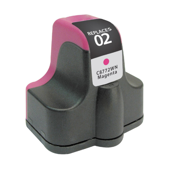 Remanufactured HP (HP02) C8772WN Magenta Inkjet Cartridge