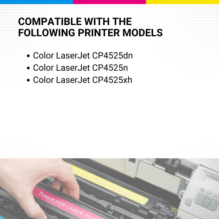 HP Color Laserjet CP4525649X High Yield Black Toner
