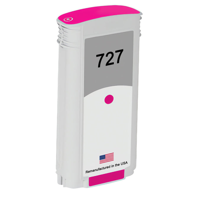 U.S. Remanufactured for HP 727 130ml (B3P20A) Magenta Ink Cartridge