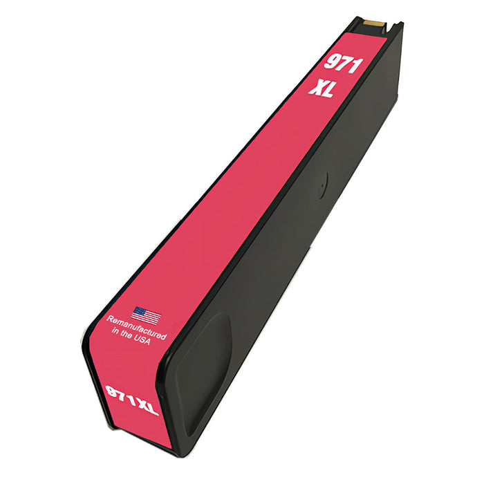 U.S. Remanufactured for HP 971XL (CN627AM) Magenta Ink Cartridge New Chip