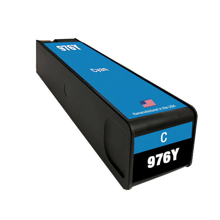 U.S. Remanufactured for HP 976Y (L0R05A) Cyan Ink Cartridge