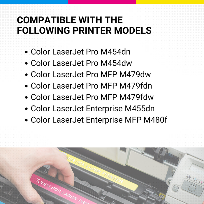 HP W2021X 414X High Yield Cyan Toner