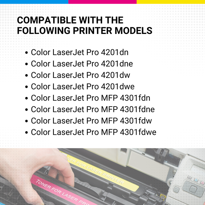 HP Color Laserjet 4201dn 210A Magenta Toner
