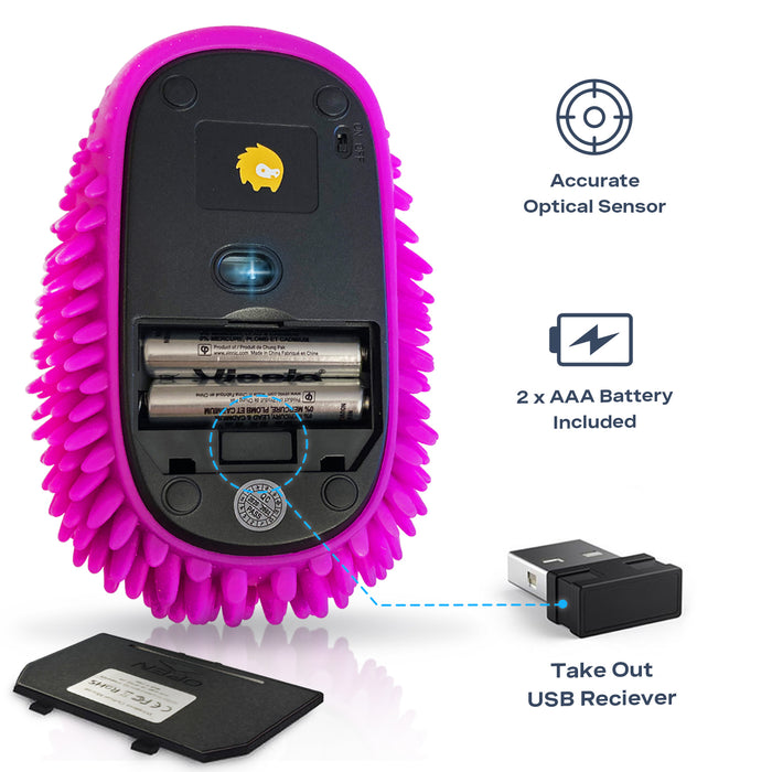 Hedgehog HHG2993314WTRMN Hoglet Fidget Computer Mouse, Watermelon