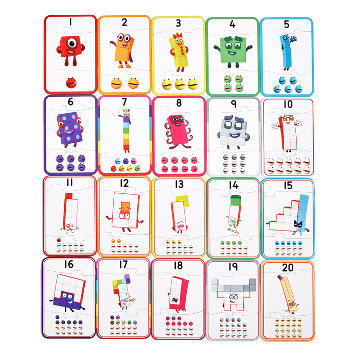 Hand2Mind HTM95401 Numberblocks Counting Puzzle Set