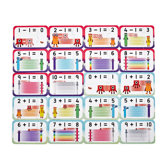 Hand2Mind HTM95402 Numberblocks Adding and Subtracting Puzzle Set