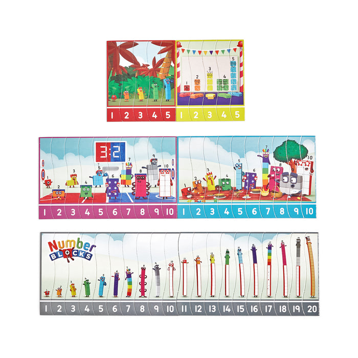 Hand2Mind HTM95403 Numberblocks Sequencing Puzzle Set