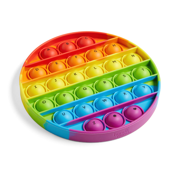 Hand2Mind HTM95429 Circular Alphabet Pop It, Set of 6