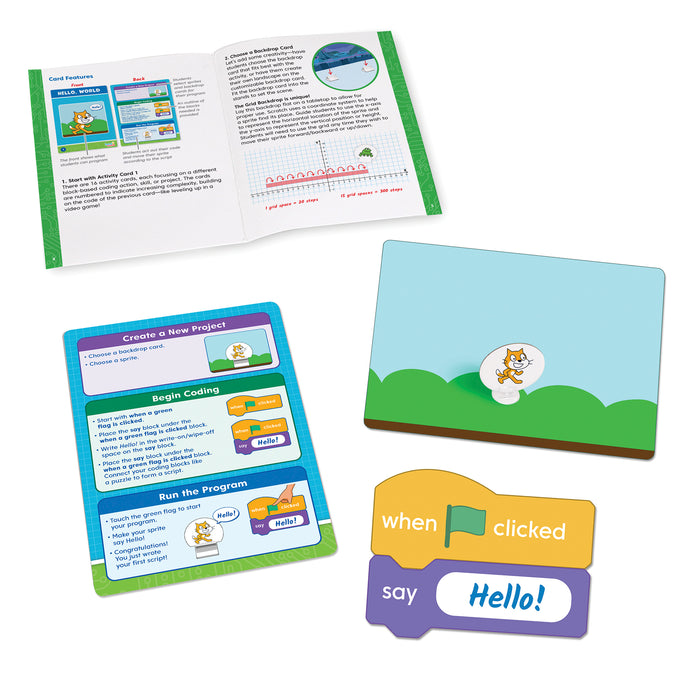 Hand2Mind HTM97378 Block-Based Coding Student Activity Set for Scratch