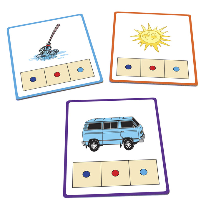 Junior Learning JRL178 CVC Builders Activity Cards, Set of 48