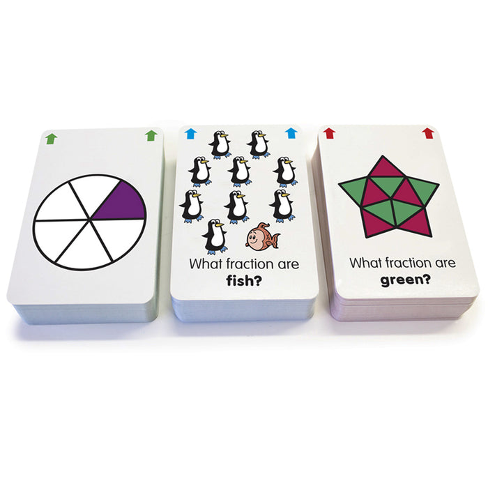 Junior Learning JRL212 Fraction Flash Cards