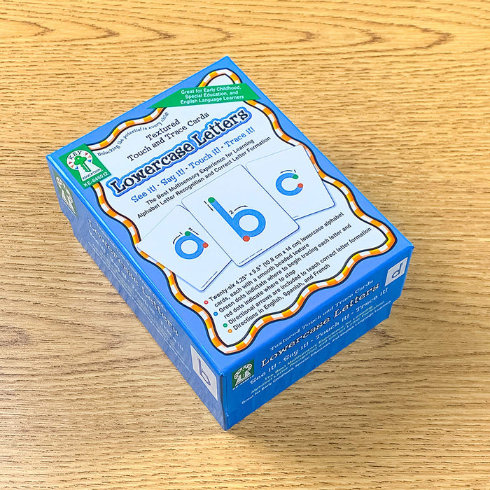 Key Education Publishing KE-846012 Textured Touch and Trace: Lowercase Manipulative