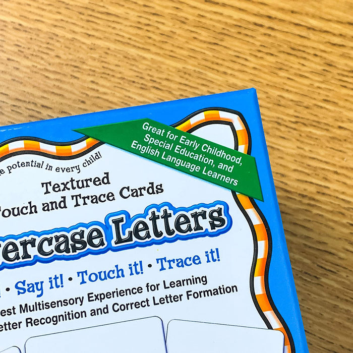 Key Education Publishing KE-846012 Textured Touch and Trace: Lowercase Manipulative