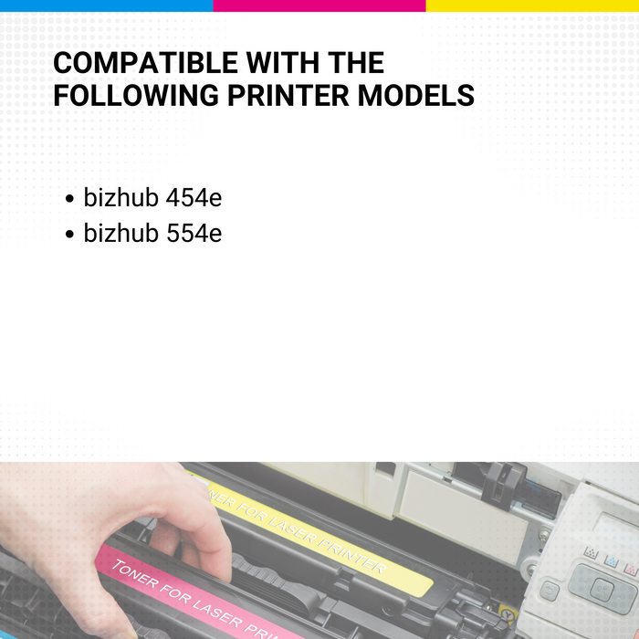 Konica Biz 454E A33k031 TN513 Black Toner