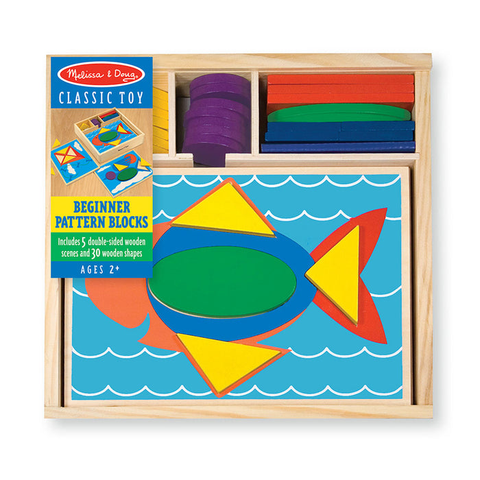 Melissa & Doug LCI528 Beginner Pattern Blocks