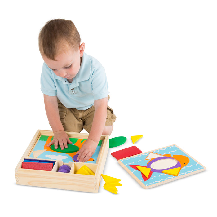 Melissa & Doug LCI528 Beginner Pattern Blocks