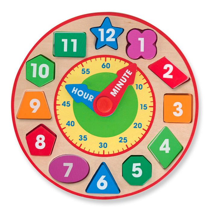 Melissa & Doug LCI8593 Shape Sorting Clock
