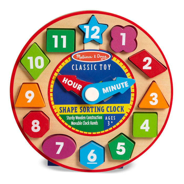Melissa & Doug LCI8593 Shape Sorting Clock