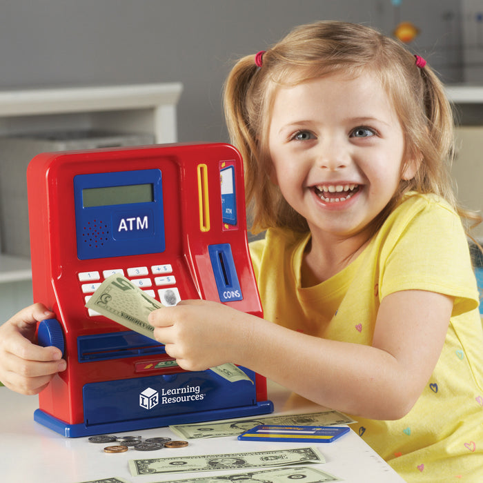 Learning Resources LER2625 Pretend and Play Teaching ATM Bank