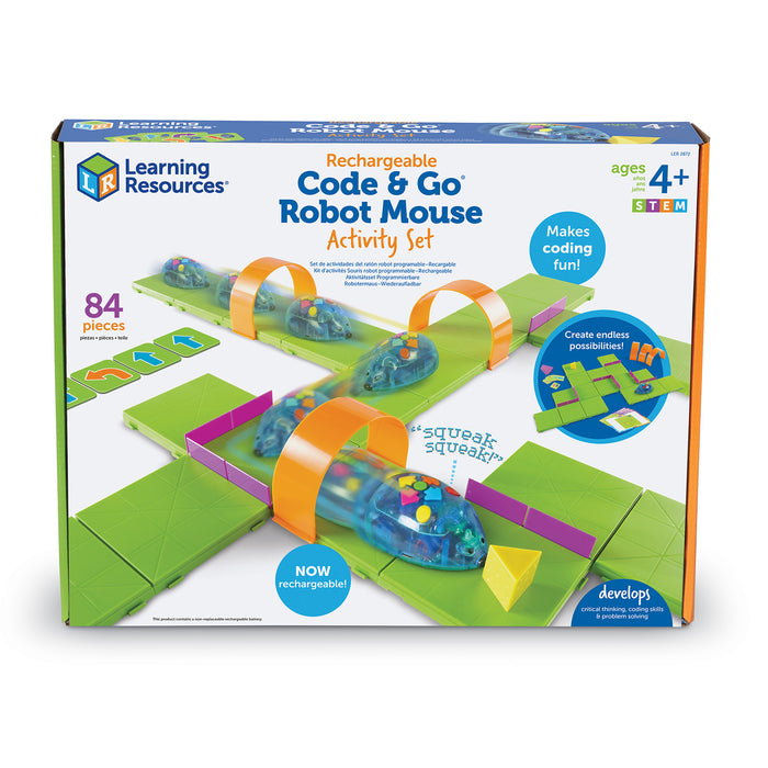 Learning Resources LER2872 Code N Go Mouse Activity Set - Rechargeable