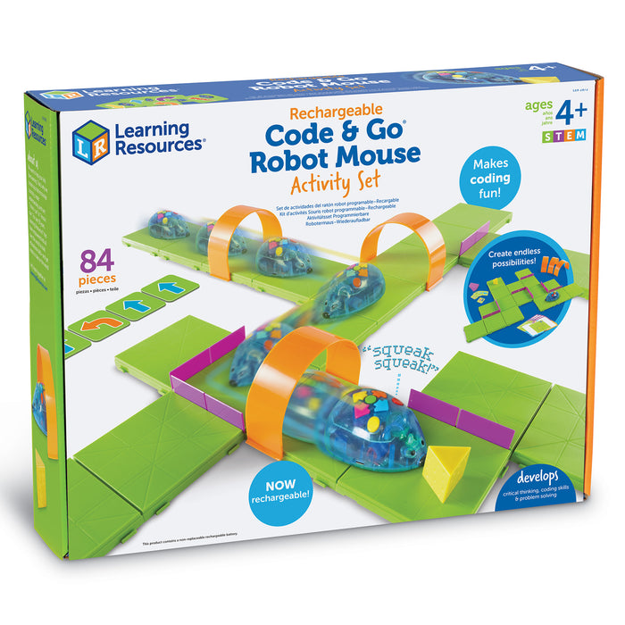 Learning Resources LER2872 Code N Go Mouse Activity Set - Rechargeable