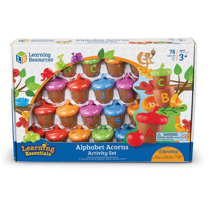 Learning Resources LER6802 Alphabet Acorns Activity Set