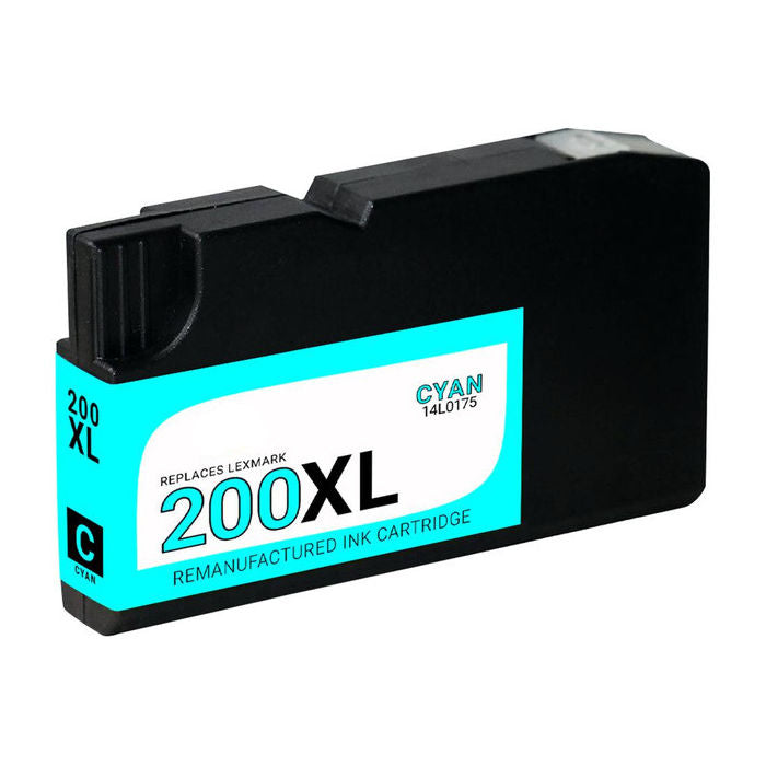 Compatible Lexmark 14L0175, 14L0198 (200XL) Cyan Inkjet Cartridge