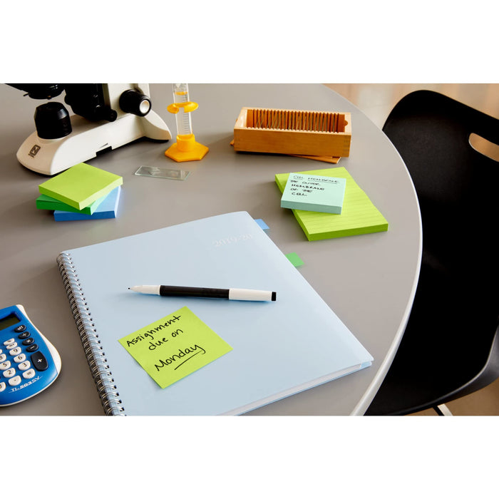Post-it MMM2027BRT Notes Cube, Bright Colors, 3 in. x 3 in., 400 Sheets/Cube