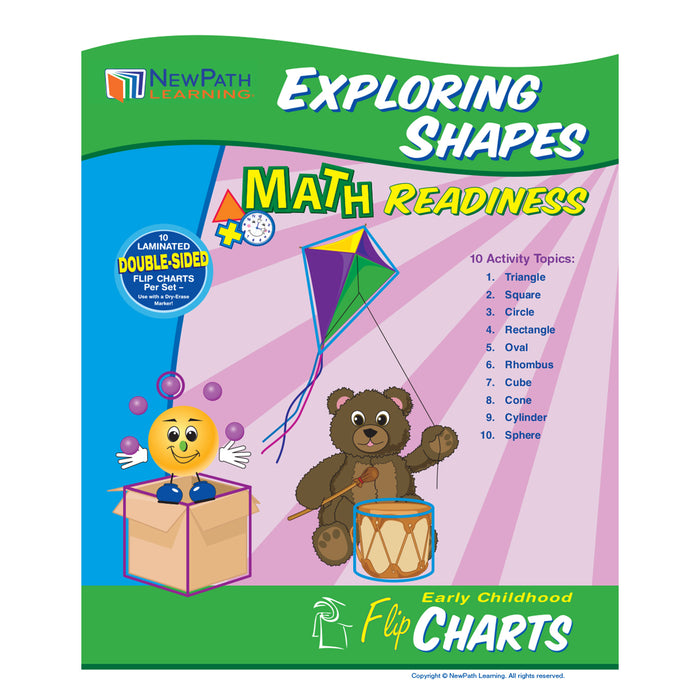NewPath Learning NP-330021 Exploring Shapes Curriculum Mastery Flip Chart