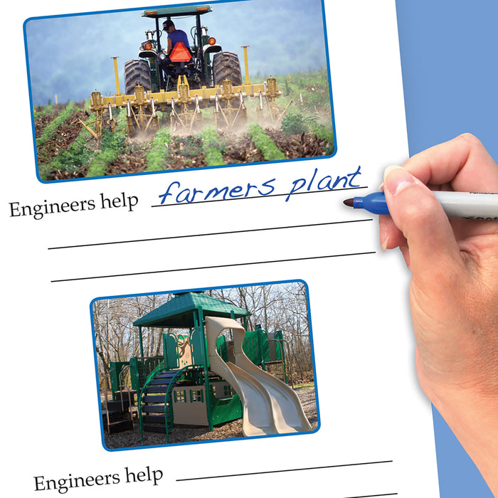 NewPath Learning NP-341901 STEM Engineering Design Process Flip Chart Set, Grades K-2