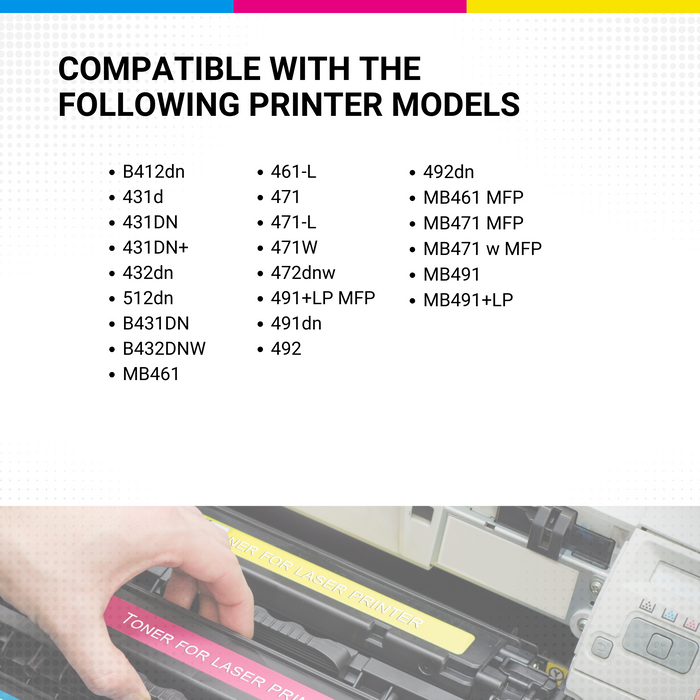 Okidata B431D High Yield Black Toner