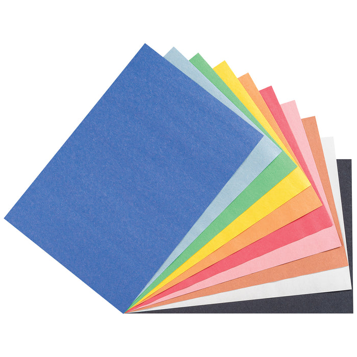 Prang PAC6678 Construction Paper, Standard Weight, 10 Assorted Colors, 6" x 9", 500 Sheets