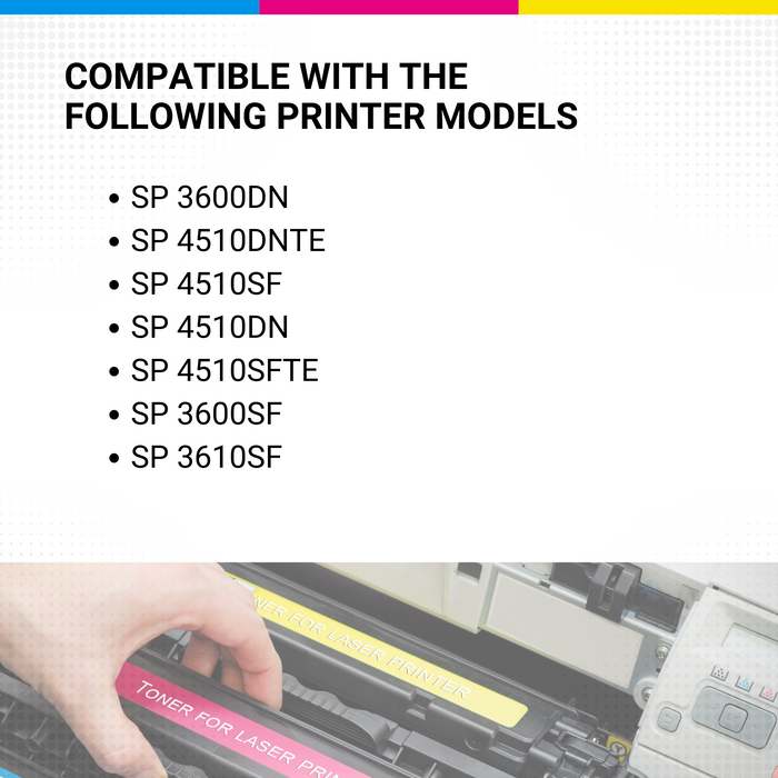 Ricoh Aficio SP3600SF 4500A High Yield Black Toner