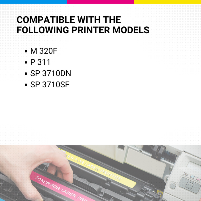 Ricoh Aficio Sp3710dn 3710x High Yield Black Toner