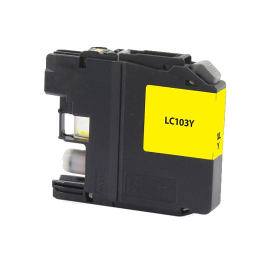 Compatible Brother LC103Y LC101Y High Yield Yellow Inkjet Cartridge