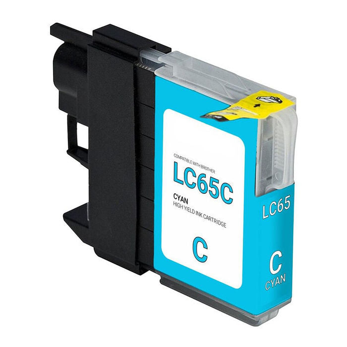 Compatible Brother LC65HYC High Capacity Cyan Inkjet Cartridge