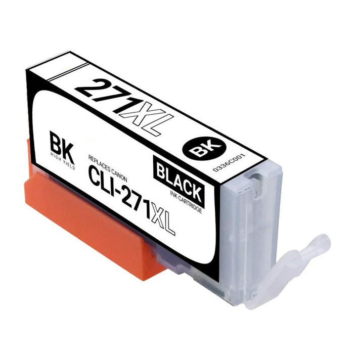 Compatible Canon CLI-271XLBK 0336C001 Black Inkjet Cartridge
