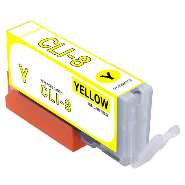 Compatible Canon 0623B002 CLI-8Y Yellow Inkjet Cartridge