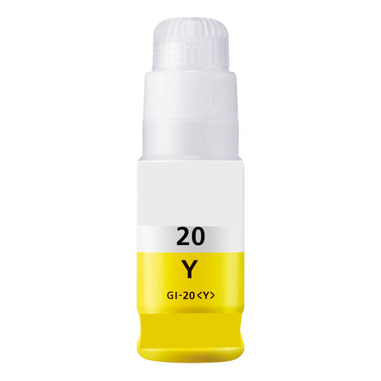 Compatible Canon 3396C001 GI-20 Yellow Ink Bottle