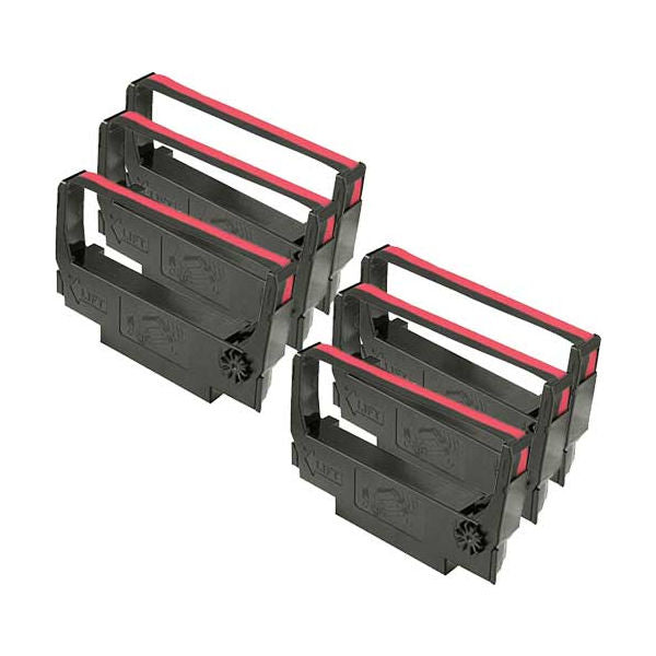 Compatible Epson ERC-30/34/38BR Black/Red POS Ribbon (6 Pack) | Generic ...